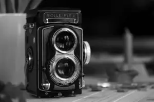 Old fashioned film camera